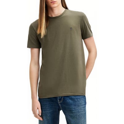 AllSaints Tonic Ss Crew Boa Green Maat: S | Basic T-Shirts Outlet | Heren | Groen