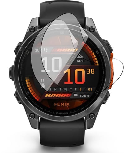 Screenprotector geschikt voor Garmin Fenix 8 / 8 Pro 47mm - 2x FlexGuard Screen Protector