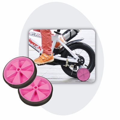 Voltano Zijwieltjes – Roze – 12-20 Inch - Zijwielen Voor Kinderfiets