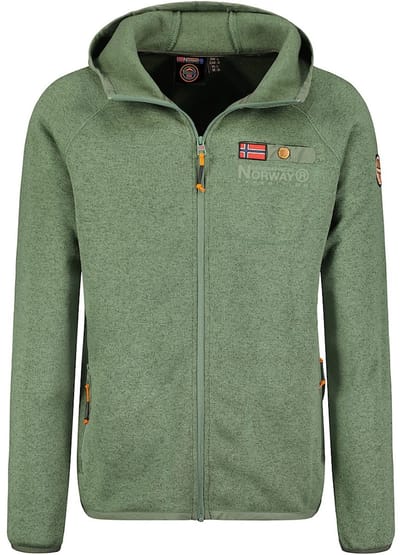 Geographical Norway Heren Fleece Vest Met Capuchon Tiparni - XXL