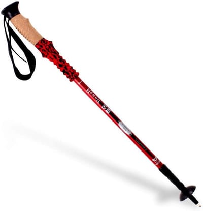 Trekkingstokken - Wandelstokken - Kamperen Backpacken - Lichtgewicht Aluminium - 26-53 inch - Zwart