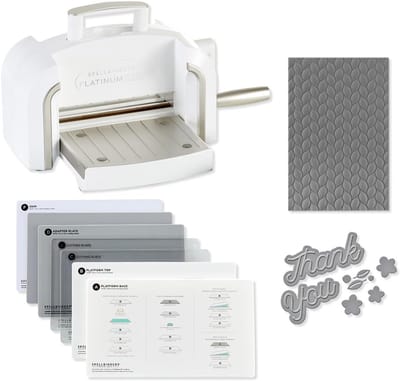Snijmachine - Creatieve machine - Kaarten maken - Universeel Plaatsysteem - 30 x 30 x 23 cm - Wit