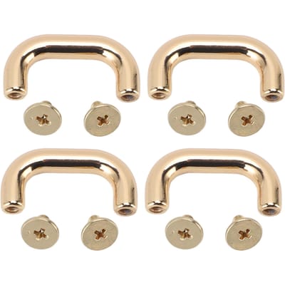 20 Sets U-vormige ringgespen 5,5 mm kruiskopschroeven boogbrug handvat hardware voor portemonnee handtas