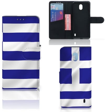 Nokia 1 Plus Bookstyle Case Griekenland