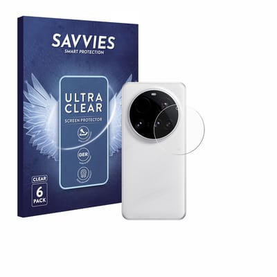 Savvies - Screenprotector voor Xiaomi 15 Ultra (ALLEEN Camera Lens) - Folie Beschermfolie transparant 6 Stuks