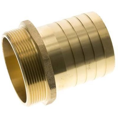 G 2 1/2'' Buitendraad x 63mm Messing Slangpilaar 16 Bar