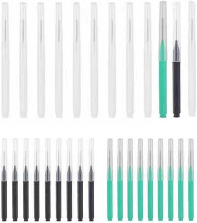 30 Wegwerp Wimpers & Interdentale Borstels 6.7cm - Mini Borstels voor Make-up, Tandenpoetsen en Reizen