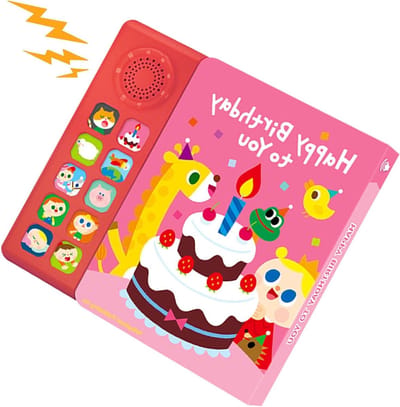 Interactief Muziekboek - Kinderliedjes Boek - Interactief Leren - 10 Klassieke Liedjes - 22.5 x 20.2 cm - Meerdere Kleuren