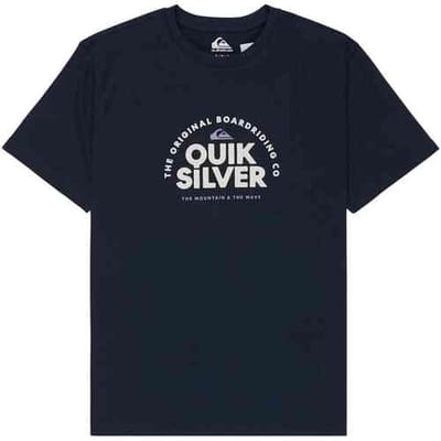 Quiksilver Fundamental Ride T-shirt Met Korte Mouwen Blauw S Man