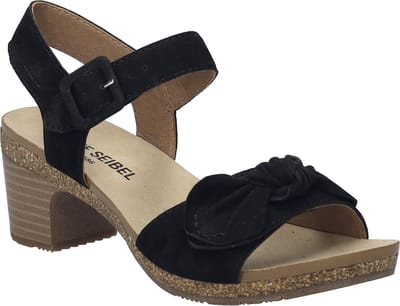 Josef Seibel - GRACE 11 - Sandalen met hakDames Sandalen - Kleur: Zwart - Maat: 39