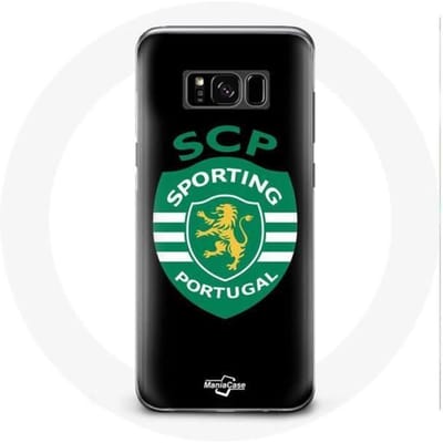 Samsung Galaxy S8 hoesje scp sportief portugal zwarte achtergrond
