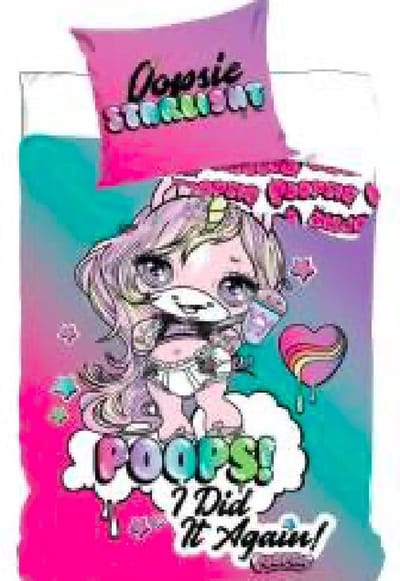 Poopsie Slime Surprise éénpersoons dekbedovertrek 140 X 200 cm + 1 kussensloop 63 X 63 cm
