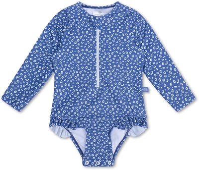 Blue Leopard Rashguard