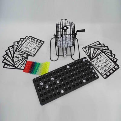 Bingo Loterijmachine Staal Bingo Spel Kooi Set Volwassen Familie Groot Feest Groep Entertainment Tafelblad Bordspel Loterij gray