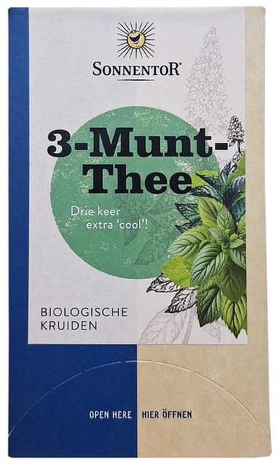 Sonnentor 3 Munt-thee Bio (18 zakjes)