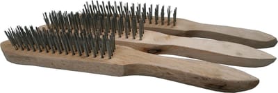 Set van 3 stalen borstels