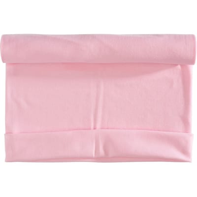 Manchet stof 1x1 rib "Uni" - Rose