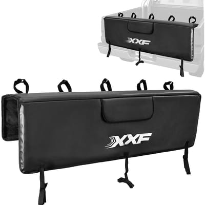Coussinet de Protection du couvercle du hayon, coussinet de ramassage pour VTT avec 5 sangles de fixation du cadre de vélo pour camion noir