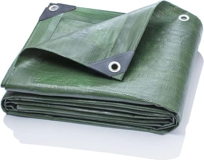 3mx3m Afdekzeil Groen HEAVY DUTY 260g/m2 - dekzeil - afdekhoes