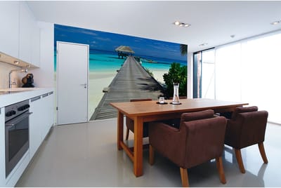 Fotobehang Malediven DD100247 A.S. Création XXL World Trip | 3D Fotobehang op maat