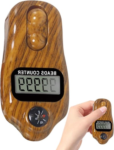 Elektronische teller - Digitale telhulp - Concentratie verbeteren - Verstelbare ring - 7 x 3 x 3 cm - Willekeurige kleuren