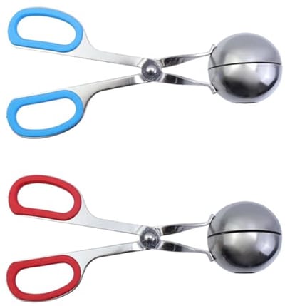 Gehaktbal Maker Tang 2 Stuks – Geen-stick Roestvrij Staal Vlees Ballers voor Gehaktballen, Cake Pops, IJs en Meer
