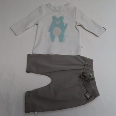 ensemble - Jongens - Creme / beige - 0 maand 50