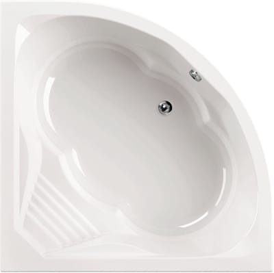 Calmwaters Curved Wellness - Badkuip - 150 x 150 cm - Acryl - Duobad