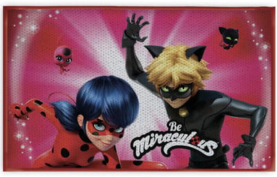 Miraculous Badmat Team - 40 x 60 cm - Polyester