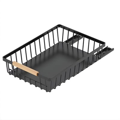 Metalen Opbergrek Set van 2 - Uittrekbare Keuken Organizer