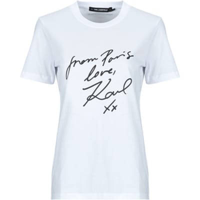 Karl Lagerfeld  T-shirt Korte Mouw WITH LOVE T-SHIRT