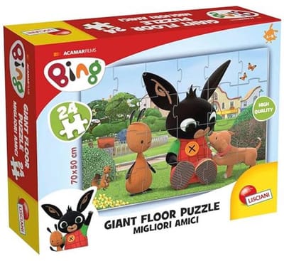 Gigantische 24-delige vloerpuzzel met Bing en vrienden