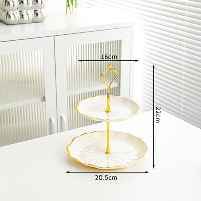 Lotusvormige Fruitschaal Woonkamer Huis Snoepschaal Receptie Snackschotel Schoonheidssalon Dessert Fruitspiesjes white