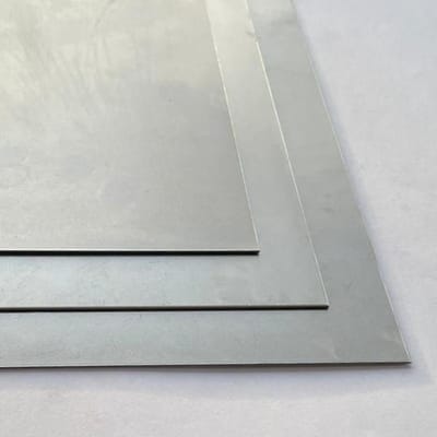 Staal vlakke plaat - 1mm, 500x200mm
