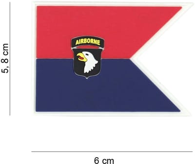 Embleem 3D PVC 101st Airborne guide