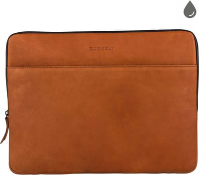 BURKELY Rain Riley Laptopsleeve -15.6 inch Clutch - Corroded Cognac