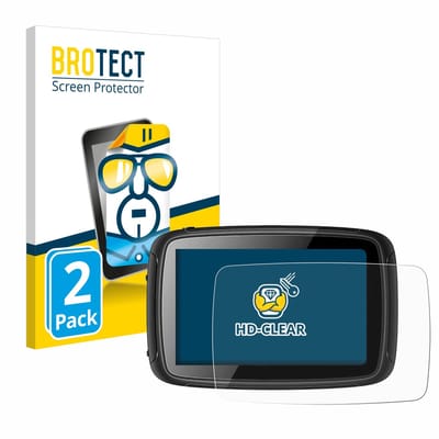 BROTECT - Screenprotector voor Elebest Carplay C650 5" - Folie Beschermfolie transparant 2 Stuks