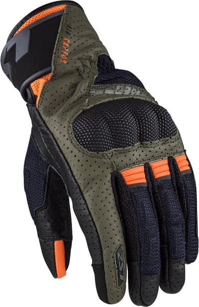 LS2 Handschoenen LS2 Air Raptor groen / oranje maat XL - motor handschoenen - scooter handschoenen