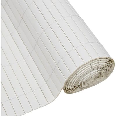 Nature - Tuinscherm dubbelwandig - 3 x 1m - 19mm - wit - 1600 g/m² - Verduisterend 4/5 - Anti-UV