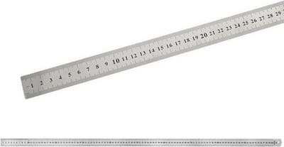 RVS liniaal - 100cm - topex