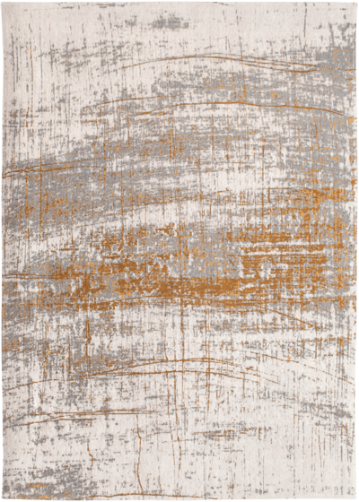Wasbaar Binnen & Buiten Vloerkleed - 80 x 150 cm - Louis De Poortere Griff Columbus Gold - Laagpolig Tapijt - Gerecycled PET - Made in Belgium - Circulair