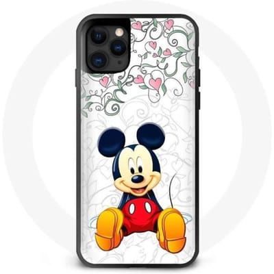 Coque - maniacase - Iphone 11 - Mickey Mouse - Souple - Protection et décoration noir
