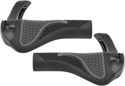 Fiets handvatten - Stuurhoezen - Comfortabel fietsen - Antislip en schokabsorberend - 222 mm - Zwart