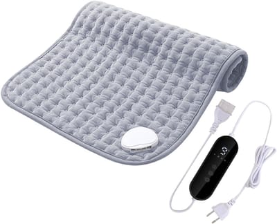 Warmtekussen - Verwarmingsdeken Beenwarmer - Lichaam Opwarmen - Snelle Hitte-activatie - 30x40 cm - Grijs