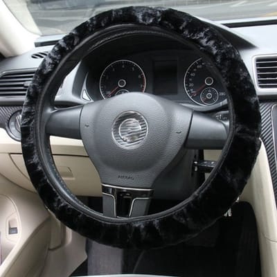 Auto Stuurhoes - Stuurhoezen - Winter Auto Stuurhoes - Steering Covers - Zachte Pluche Stuurhoes - Autoaccessoires - LOUZIR