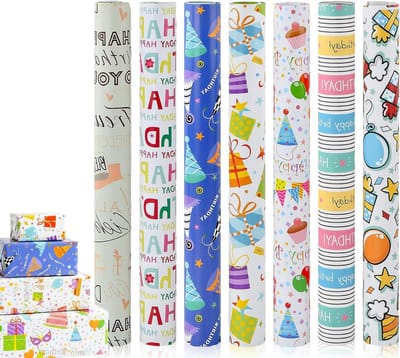 Cadeaupapier voor verjaardagen, bruiloften en babyfeestjes - Perfect voor feestelijke geschenken en evenementen