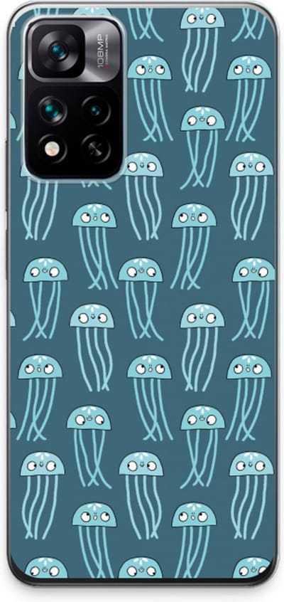 Case Company® - Hoesje geschikt voor Xiaomi 11i hoesje - Kwallie - Soft Cover Telefoonhoesje - Bescherming aan alle Kanten en Schermrand