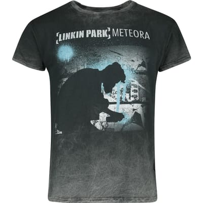 Linkin Park T-shirt - Drip Collage - S tot XXL - voor Mannen - grijs
