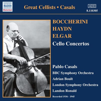 Pablo Casals - Cello Concertos (CD) (Remastered)