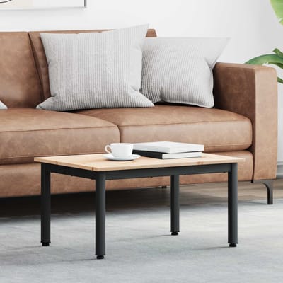 vidaXL - Salontafel - Naturel - 70 - x - 50 - x - 36 - cm - Massief - grenenhout